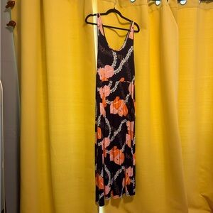 Fighting Eel Navy and White Floral Dress